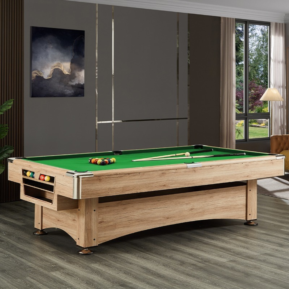 CUETIQ TE 3-IN-1 7FT/8FT Green MDF Billiard Table Free Accessories