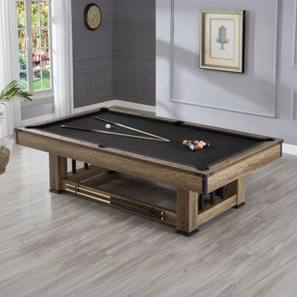 CUETIQ TE 3-IN-1 8FT Black&Blue MDF Billiard Table Free Accessories