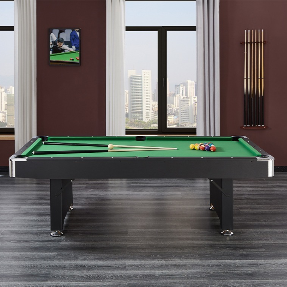 CUETIQ TE 3-IN-1 P038 7FT/8FT Foldable Green MDF Billiard Table with Free Accessories