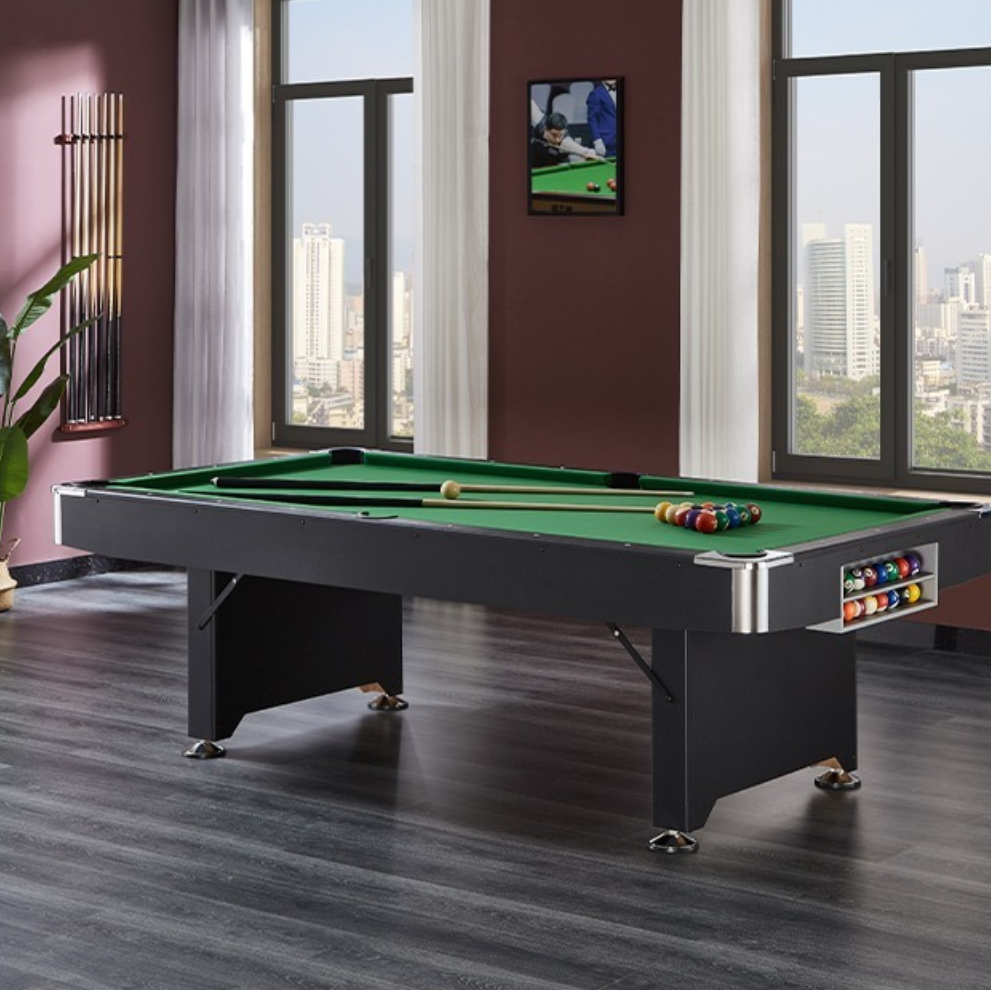 CUETIQ TE 3-IN-1 P038 7FT/8FT Foldable Green MDF Billiard Table with Free Accessories