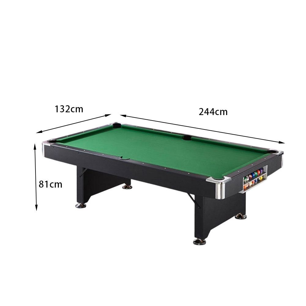 CUETIQ TE 3-IN-1 P038 7FT/8FT Foldable Green MDF Billiard Table with Free Accessories