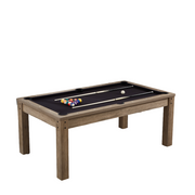 CUETIQ TE 3-IN-1 7FT Black MDF Billiard Table Free Accessories