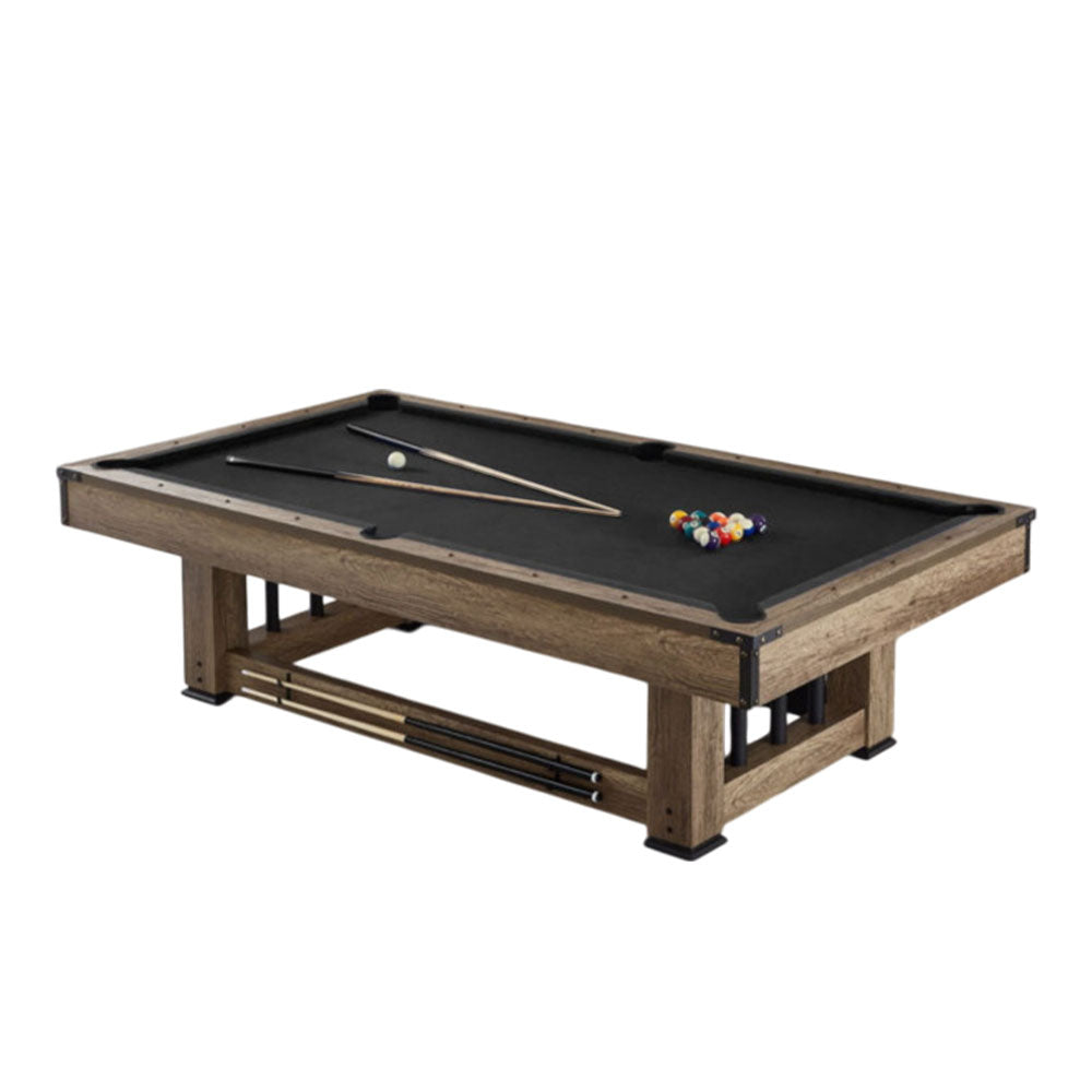 CUETIQ TE 3-IN-1 8FT Black&Blue MDF Billiard Table Free Accessories