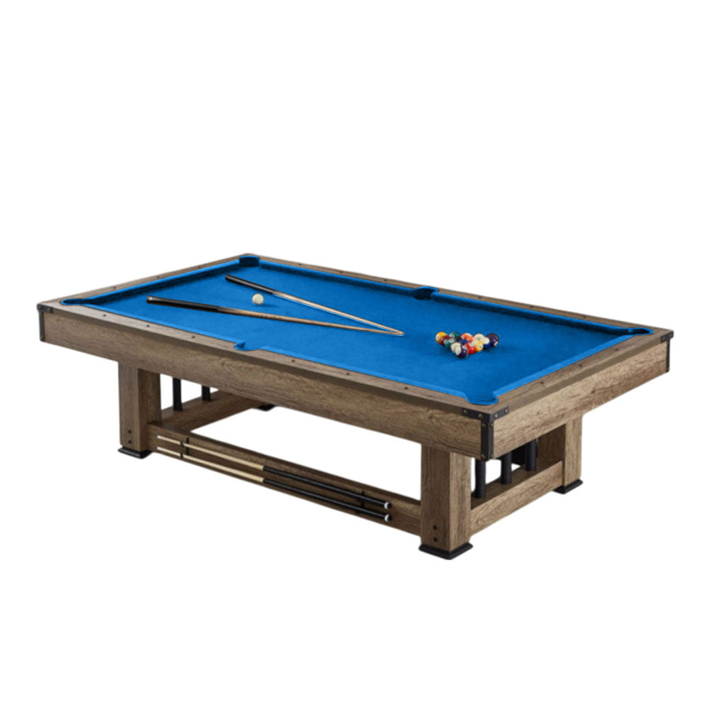 CUETIQ TE 3-IN-1 8FT Black&Blue MDF Billiard Table Free Accessories