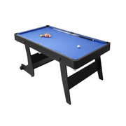 CUETIQ TEFOLD 6FT Green&Blue MDF Foldable Billiard Table Free Accessories