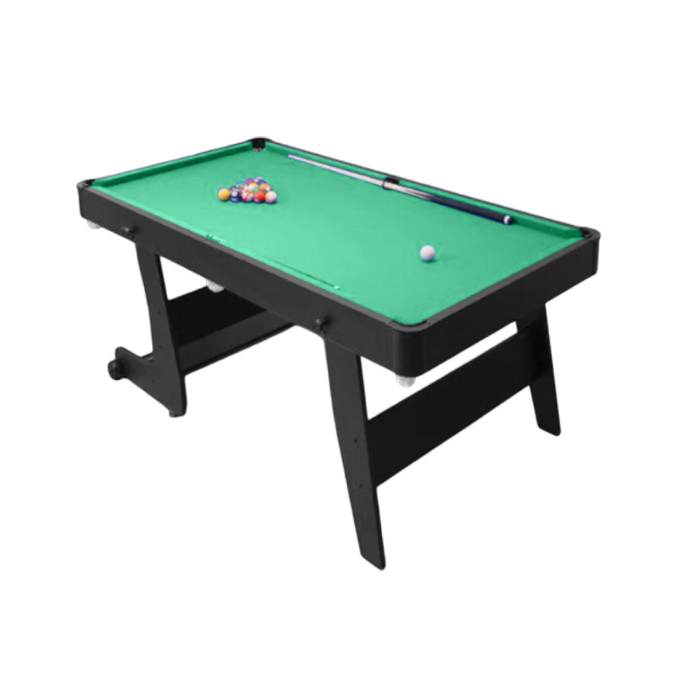 CUETIQ TEFOLD 6FT Green&Blue MDF Foldable Billiard Table Free Accessories