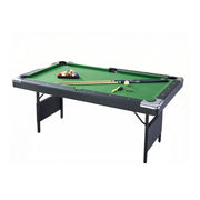 CUETIQ TEFOLD 7FT/8FT Green MDF Billiard Table Free Accessories