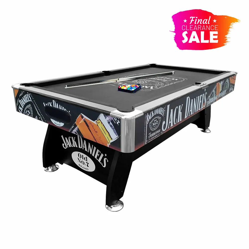 CUETIQ JD LOGO 8FT MDF Pool Snooker Billiards Table Free Accessory