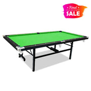 CUETIQ 6FT Foldable Pool Table Billiard Table Free Accessory