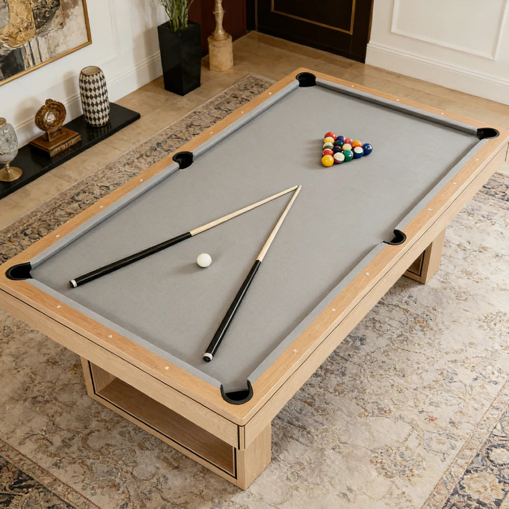 CUETIQ 7FT 3-in-1 Multi Game Table - Pool Billiards Pingpong Dining Table for Home Game Room with Free Accessories (P035)