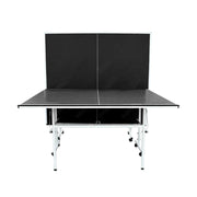 SPINIX Rollaway 13mm Indoor Black Top  Foldable Solo Play Table Tennis Pingpong Table-Bats Balls Net