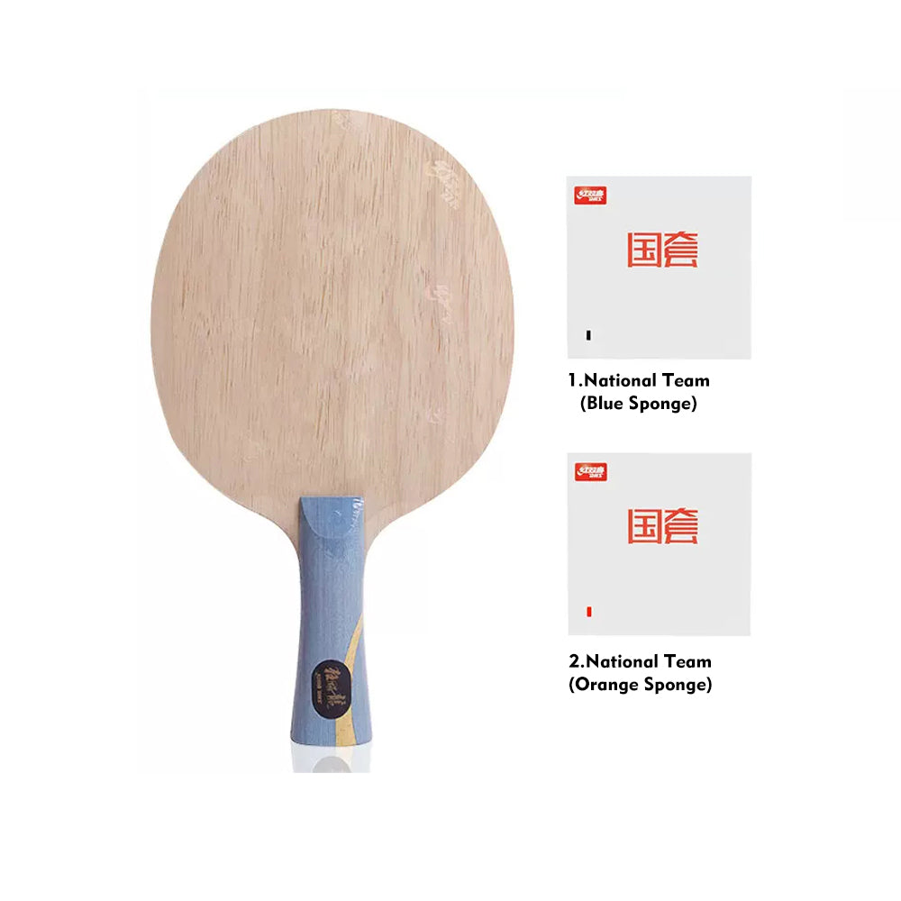DHS Professional Table Tennis Racket - Hurricane Long 5 Ma Long Championship Edition