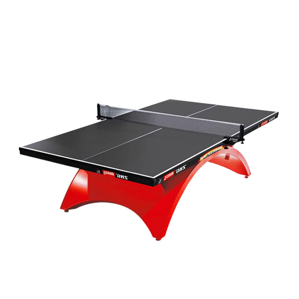 DHS NEORB&GOLDRB Premium 25mm Indoor Black&Blue Table Tennis Pingpong Table - Bats Balls Net