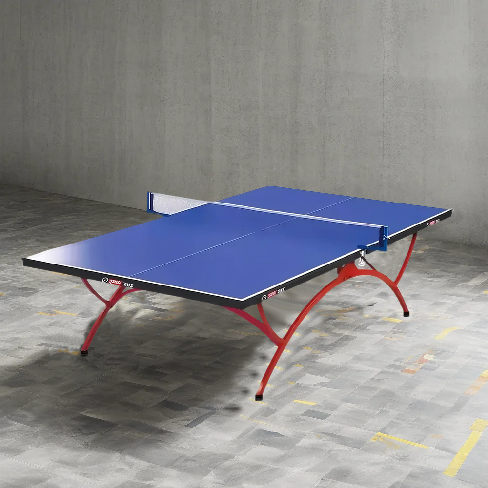DHS T3088 15mm Indoor Blue Table Tennis Pingpong Table - Bats Balls Net