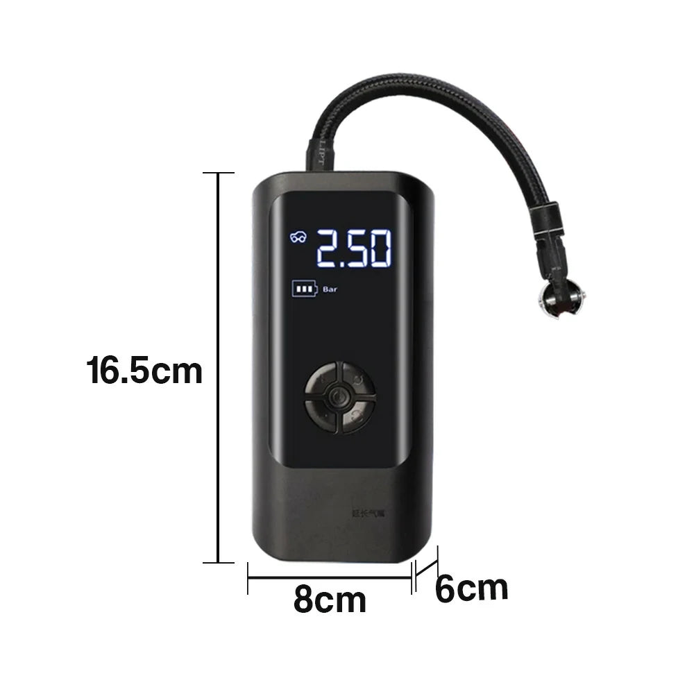 DUNK MASTER Electric Air Pump – Precision Pressure Detection, Auto Stop Inflation – Powerful 100/120/150 Cylinder Options, Fast and Portable Design for Sports Balls and Tires