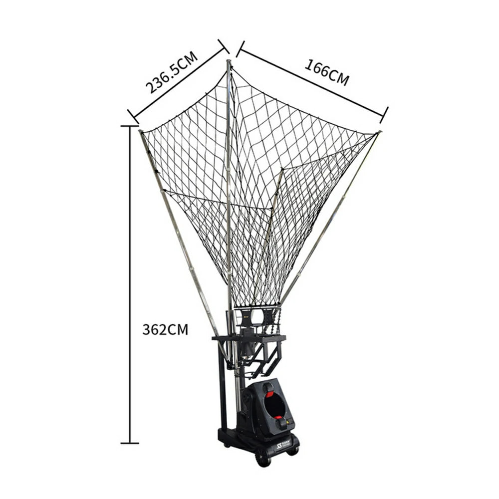 DUNK MASTER Smart Basketball Shooting Machine - Wireless Remote Control, Multi-Spot Training, Heavy-Duty Metal Frame, Customisable Arc & Spin