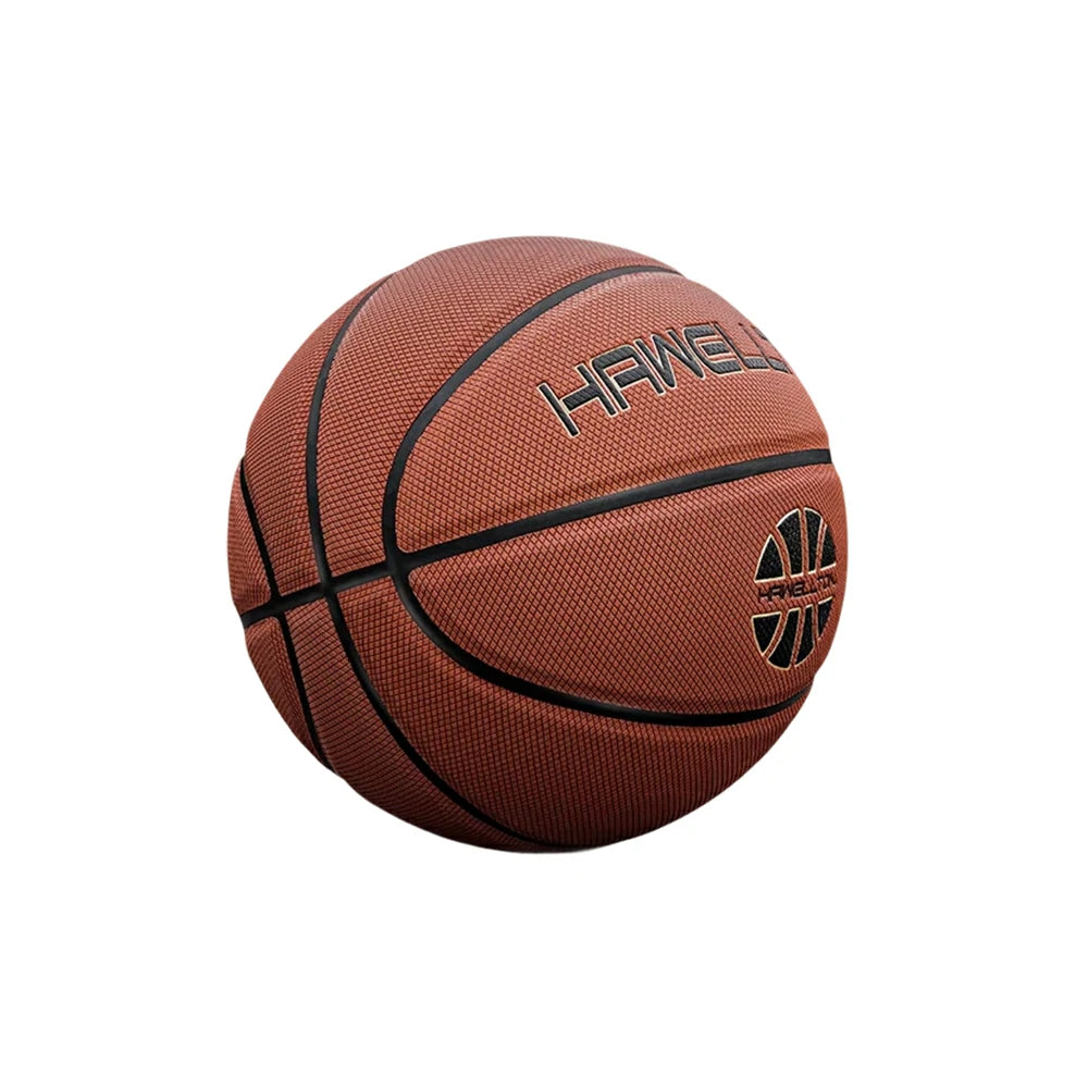 DUNK MASTER Basketball 5/6/7# – Soft Rebound, Durable Rubber Bladder – Ultra-Fiber Leather, High Grip, Moisture-Wicking - Brown