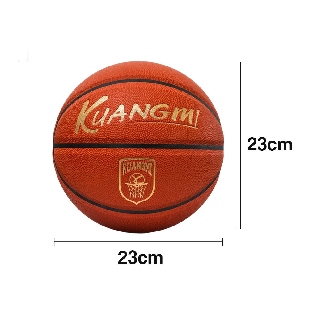 DUNK MASTER Basketball 6/7# - Soft Rebound, Durable Rubber Bladder - Upgraded Nylon Winding, Synthetic Fiber Cover
