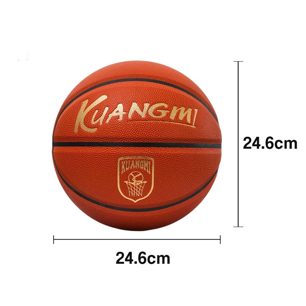 DUNK MASTER Basketball 6/7# - Soft Rebound, Durable Rubber Bladder - Upgraded Nylon Winding, Synthetic Fiber Cover