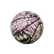 DUNK MASTER Basketball 7# - Quick Rebound, Durable Butyl Bladder - Non-Slip, Moisture-Wicking Leather, 3D Luminous Logo - Black&Purple