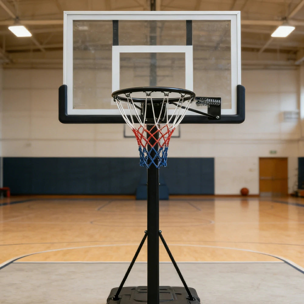 DUNK MASTER Basketball Hoop Rim Wall Mounted Steel Frame Durable Design (M-R1S)