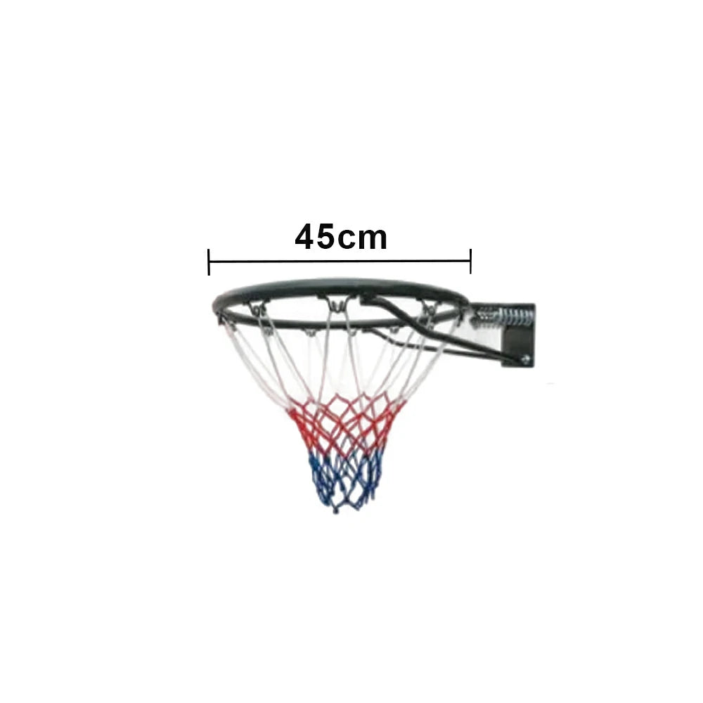 DUNK MASTER Basketball Hoop Rim Wall Mounted Steel Frame Durable Design (M-R1S)