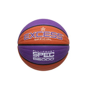 DUNK MASTER Basketball 7# – Anti-Slip Wave Texture, Sweat-Absorbent PU Leather – Tire-Grade Butyl Bladder, Soft Foam Rebound, Balanced Nylon Winding - Purple