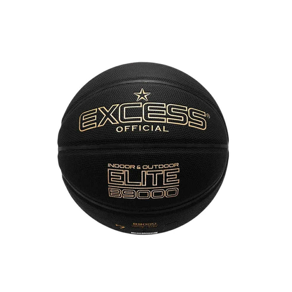 DUNK MASTER Basketball 7# – Dust-Free Honeycomb Texture, Ultra-Fiber Leather – Tire-Grade Butyl Bladder, Balanced Nylon Winding, Strong Grip Channel Design - Black