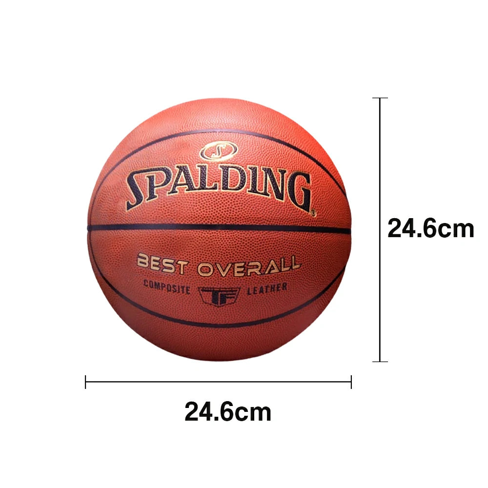 DUNK MASTER 78-176Y SPALDING Authentic Basketball 24.6cm 7# - High-Performance Grip, Durable Rubber Bladder, Long-Lasting Textured Surface