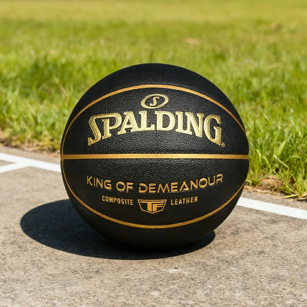 DUNK MASTER 77-883Y SPALDING Authentic Basketball 24.6cm 7# - High-Performance Grip, Durable Rubber Bladder, Long-Lasting Textured Surface