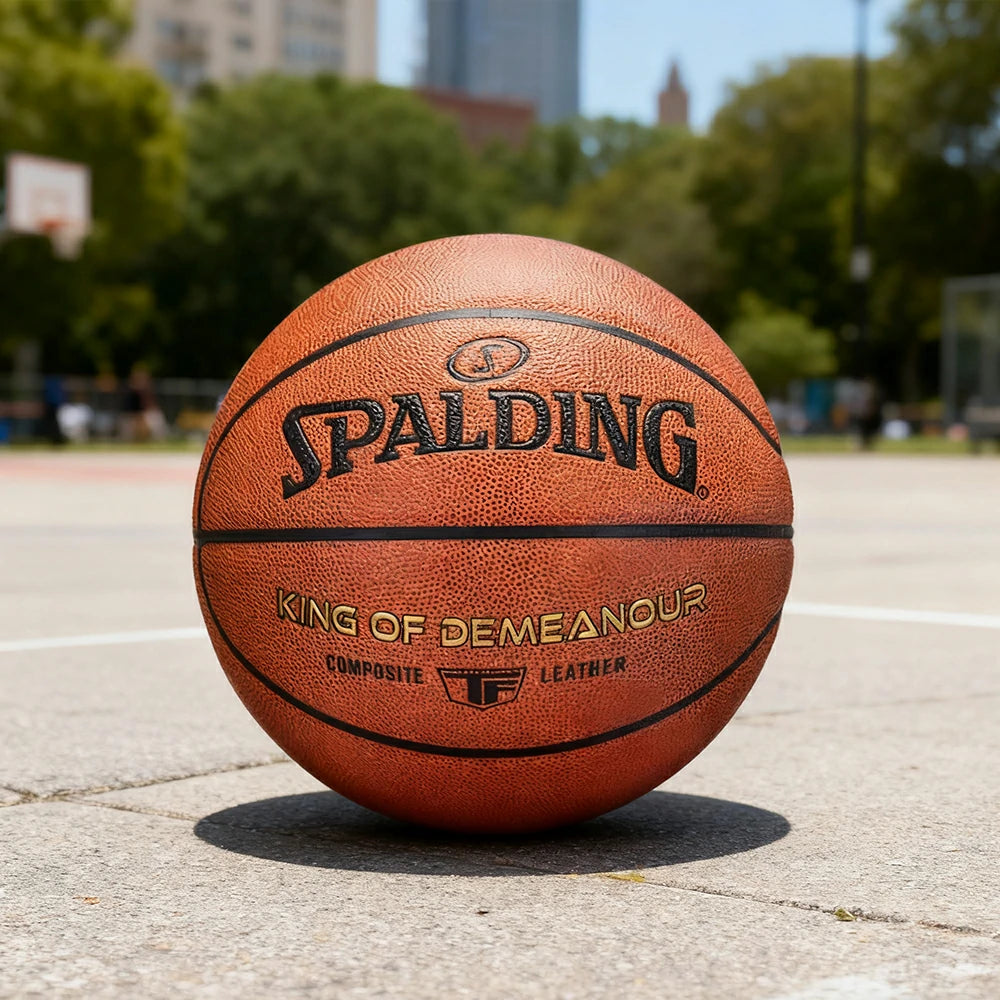 DUNK MASTER 77-176Y SPALDING Authentic Basketball 24.6cm 7# - High-Performance Grip, Durable Rubber Bladder, Long-Lasting Textured Surface