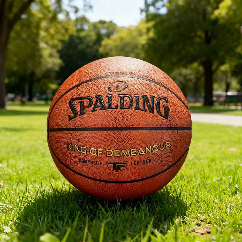 DUNK MASTER 77-176Y SPALDING Authentic Basketball 24.6cm 7# - High-Performance Grip, Durable Rubber Bladder, Long-Lasting Textured Surface