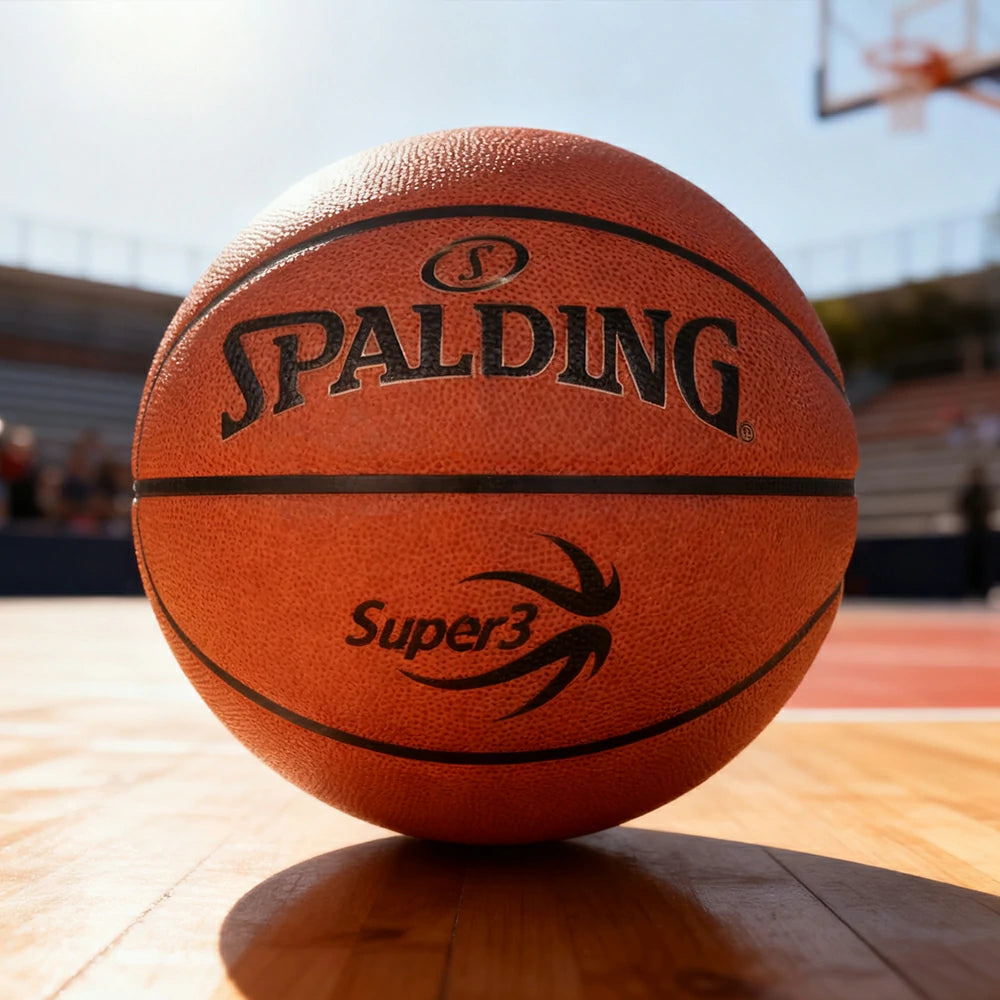 DUNK MASTER 77-747Y SPALDING Authentic Basketball 24.6cm 7# - High-Performance Grip, Durable Rubber Bladder, Long-Lasting Textured Surface