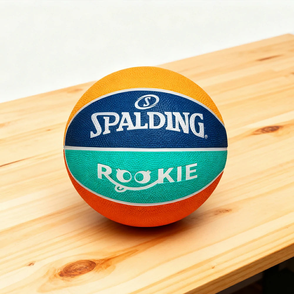 DUNK MASTER 85-037Y SPALDING Authentic Basketball 7#, Foam-Grain Texture, Rubber Bladder, Enhanced Grip