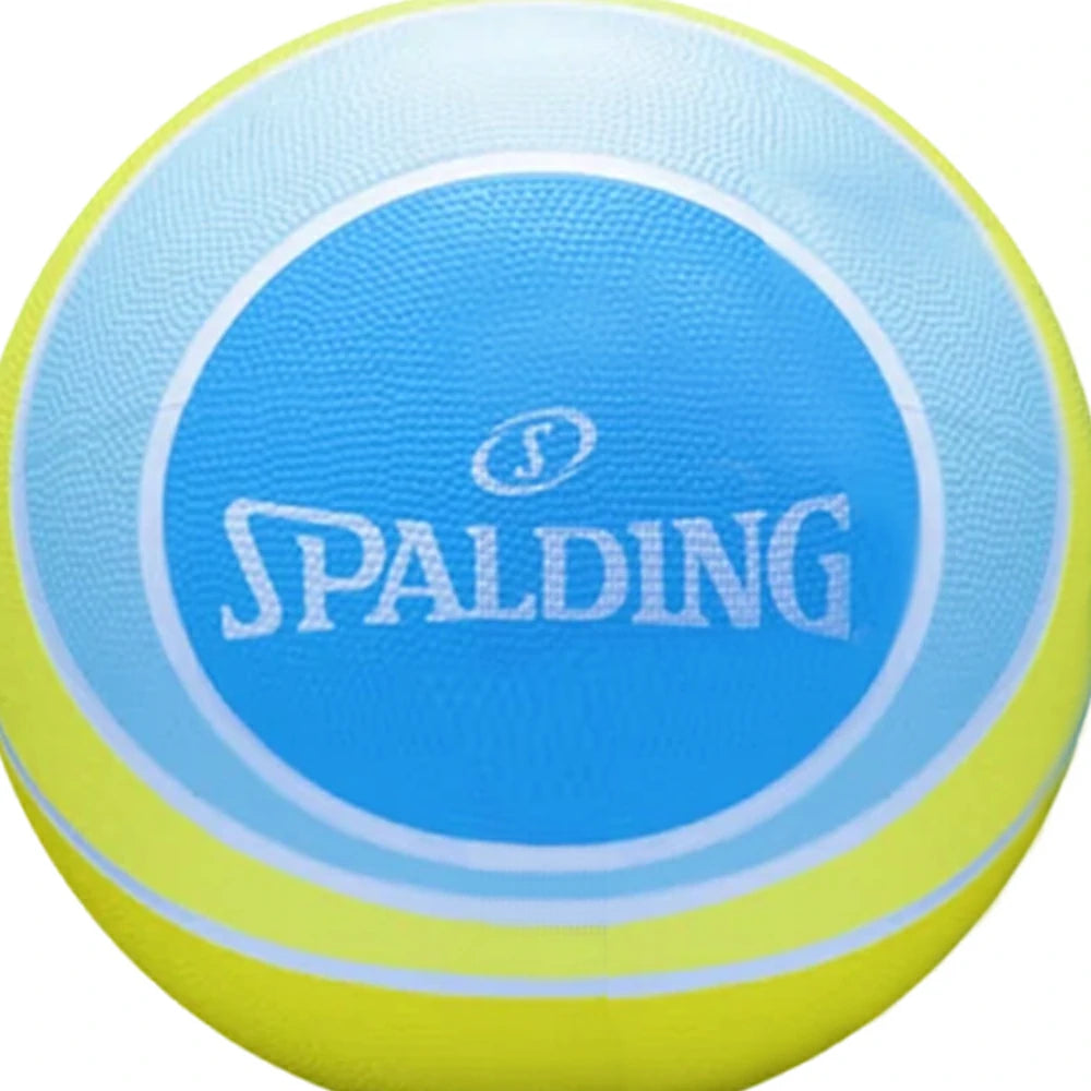 DUNK MASTER 85-326Y5 SPALDING Authentic Basketball 5#, Foam-Grain Texture, Rubber Bladder, Enhanced Grip