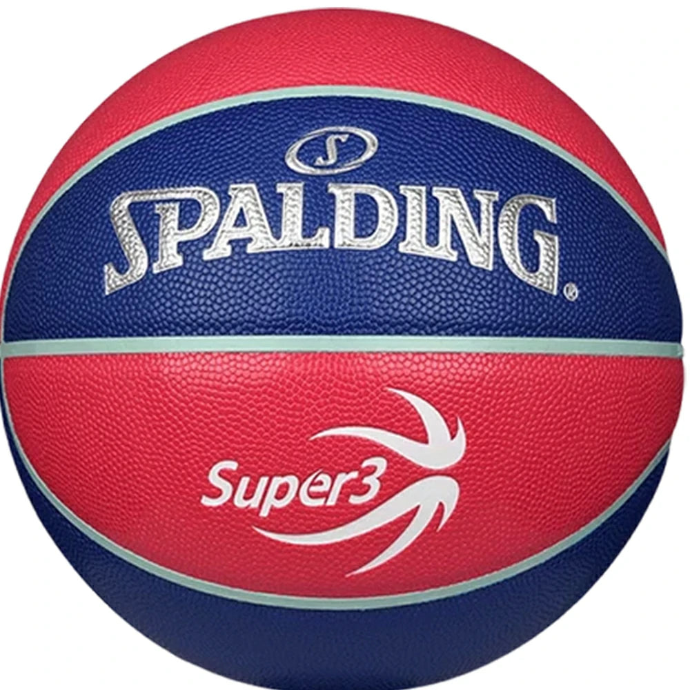 DUNK MASTER 77-731Y6 SPALDING Authentic Basketball 6#, Foam-Grain Texture, Rubber Bladder, Enhanced Grip, Quick Bounce