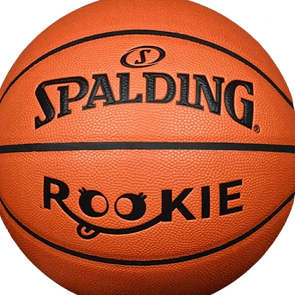 DUNK MASTER 77-403Y5 SPALDING Authentic Basketball 5#, Foam-Grain Texture, Rubber Bladder, Enhanced Grip
