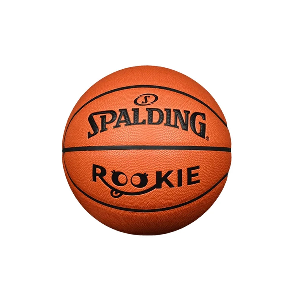 DUNK MASTER 77-403Y5 SPALDING Authentic Basketball 5#, Foam-Grain Texture, Rubber Bladder, Enhanced Grip