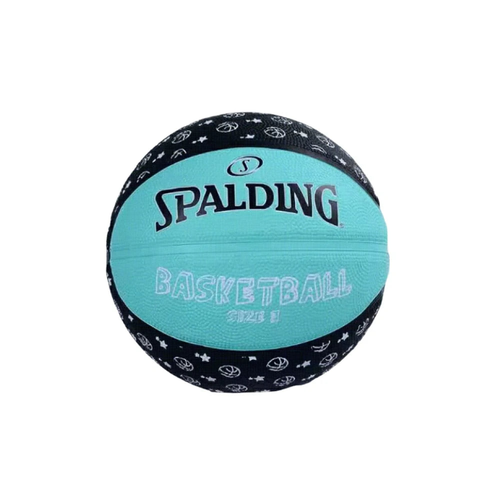 DUNK MASTER 65-134Y SPALDING Authentic Basketball 3#, Foam-Grain Texture, Rubber Bladder, Enhanced Grip