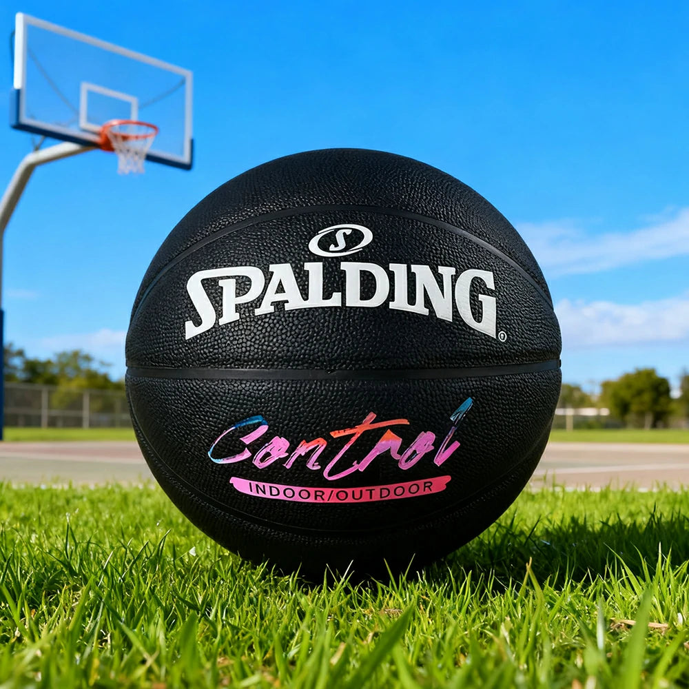 DUNK MASTER 77-175Y SPALDING Authentic Basketball 24.6cm 7# - High-Performance Grip, Durable Rubber Bladder, Long-Lasting Textured Surface