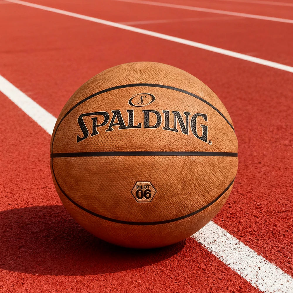 DUNK MASTER 77-739Y SPALDING Authentic Basketball 7# Professional-Grade Nylon Winding Rubber Core, Stable Pressure, Durable Design