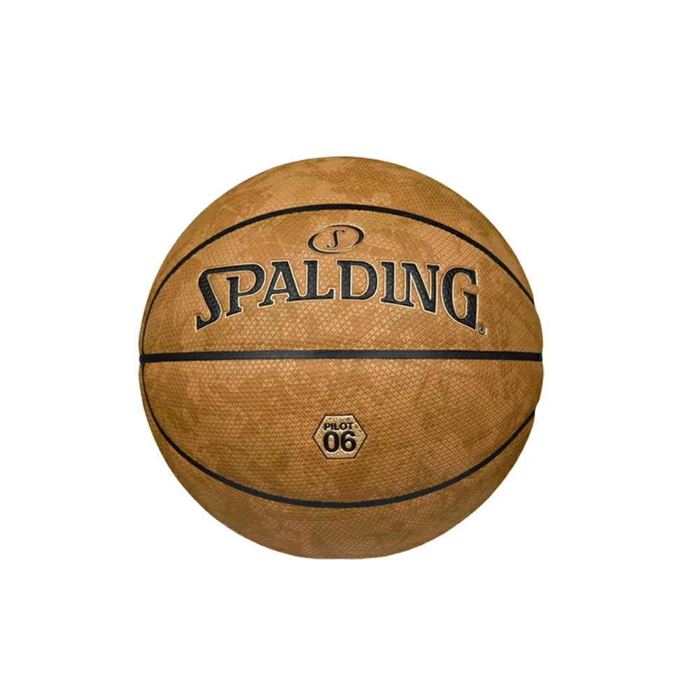 DUNK MASTER 77-739Y SPALDING Authentic Basketball 7# Professional-Grade Nylon Winding Rubber Core, Stable Pressure, Durable Design