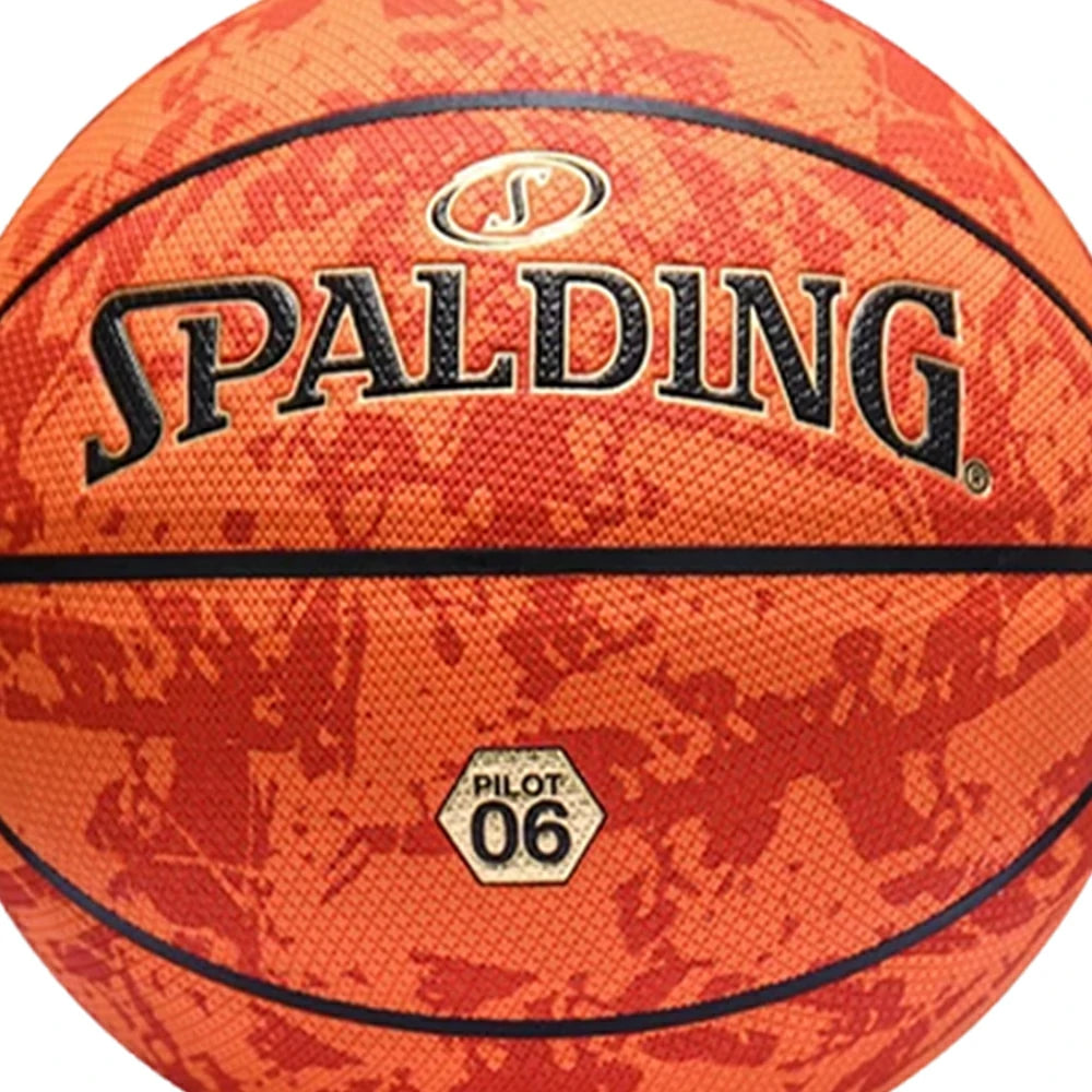 DUNK MASTER 77-934Y SPALDING Authentic Basketball 7# Professional-Grade Nylon Winding Rubber Core, Stable Pressure, Durable Design