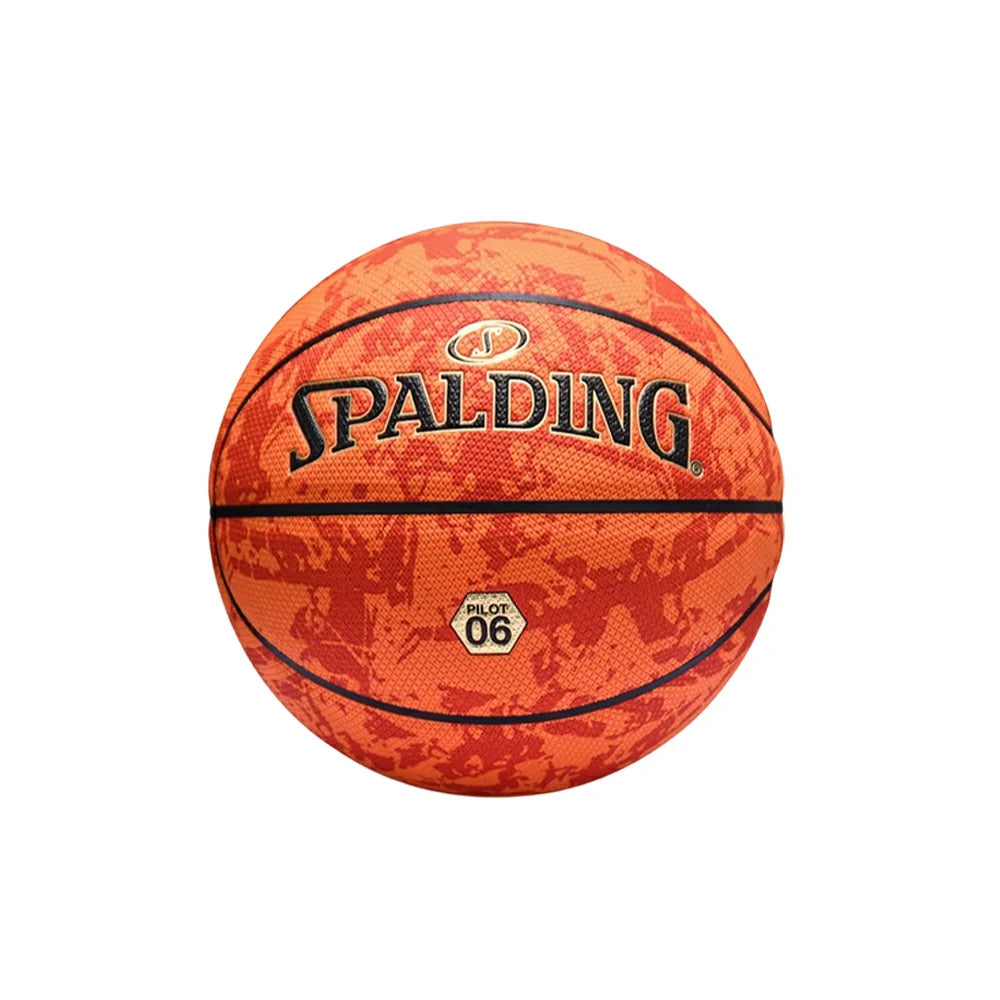 DUNK MASTER 77-934Y SPALDING Authentic Basketball 7# Professional-Grade Nylon Winding Rubber Core, Stable Pressure, Durable Design