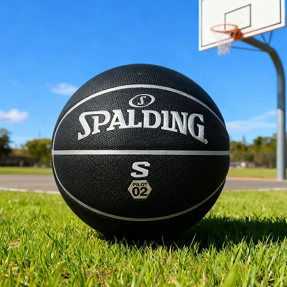 DUNK MASTER 77-738Y SPALDING Authentic Basketball 7# Professional-Grade Nylon Winding Rubber Core, Stable Pressure, Durable Design