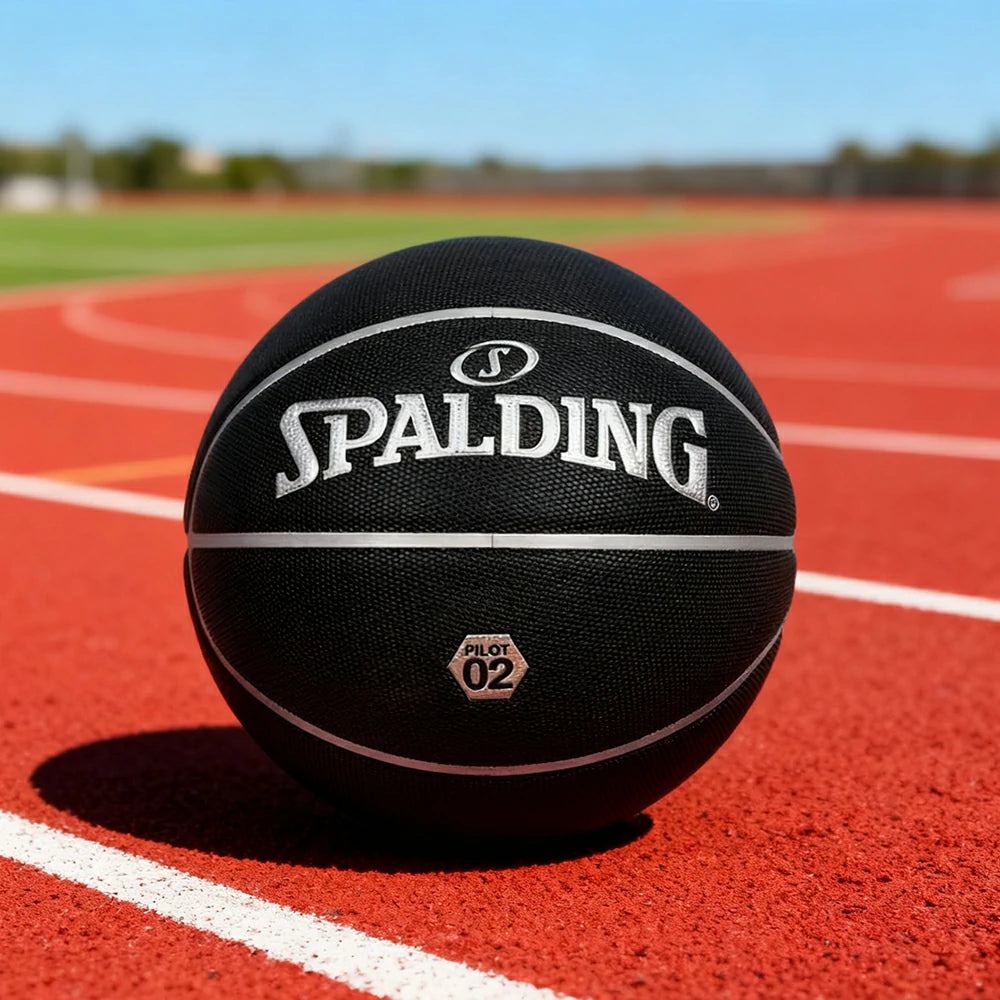 DUNK MASTER 77-738Y SPALDING Authentic Basketball 7# Professional-Grade Nylon Winding Rubber Core, Stable Pressure, Durable Design