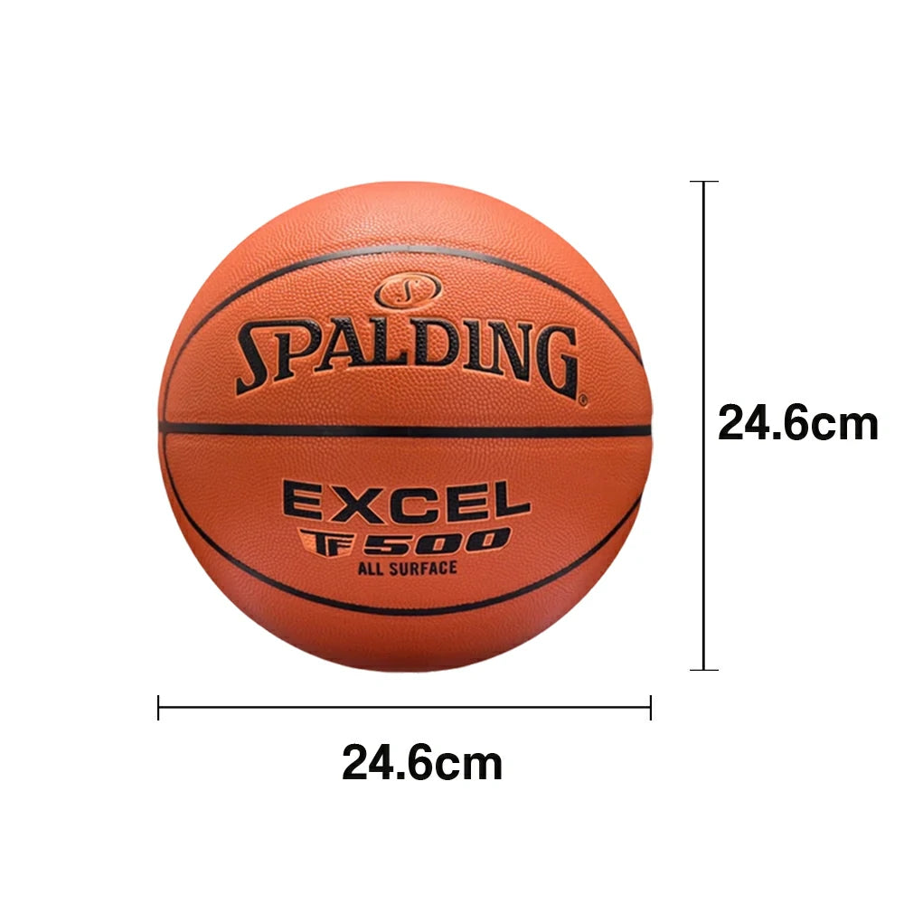 DUNK MASTER 76-797Y SPALDING Authentic Basketball 7# Professional-Grade Nylon Winding Rubber Core, Stable Pressure, Durable Design