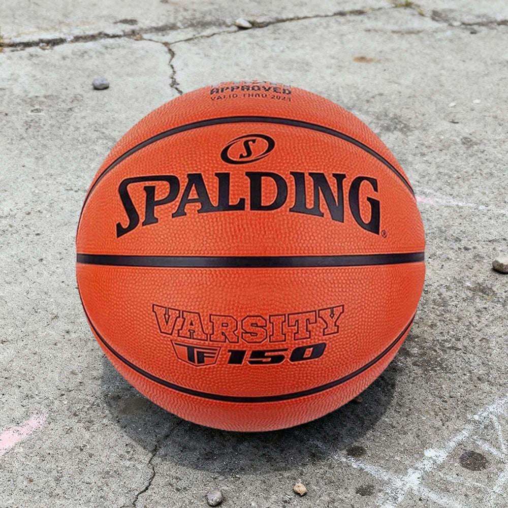 DUNK MASTER 84-421Y SPALDING Authentic Basketball 7# High-Performance PU Rubber Bladder Nylon Winding, Superior Grip, Durable Design