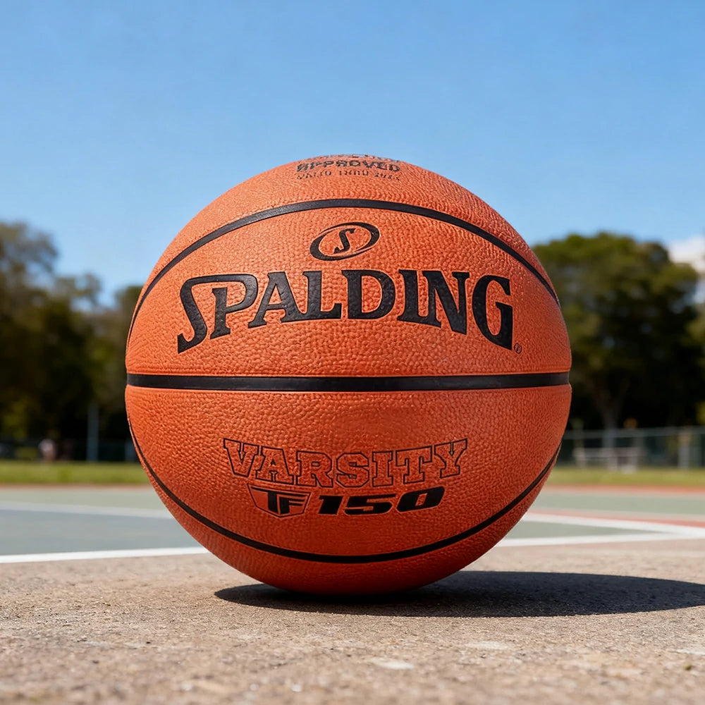 DUNK MASTER 84-421Y SPALDING Authentic Basketball 7# High-Performance PU Rubber Bladder Nylon Winding, Superior Grip, Durable Design