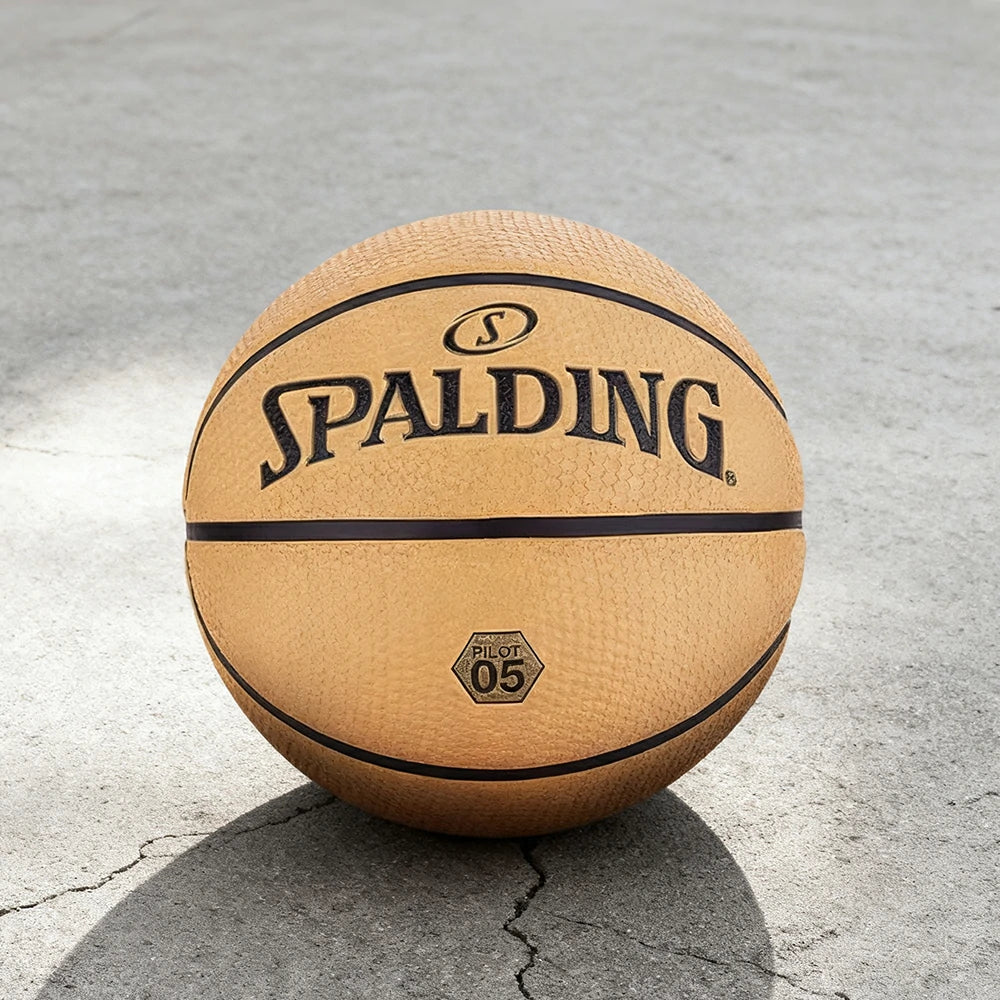 DUNK MASTER 85-011Y SPALDING Authentic Basketball 7# High-Performance PU Rubber Bladder Nylon Winding, Superior Grip, Durable Design
